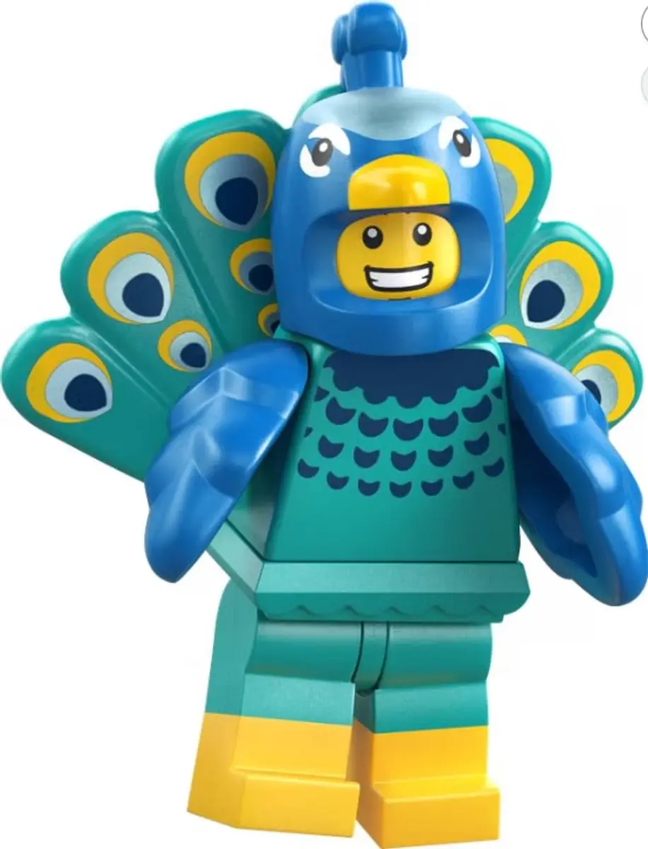 LEGO Serie 28 Dierenkostuums Pauwenkostuumfan 71051