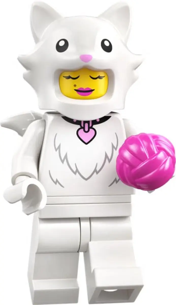 LEGO® Serie 28: Dierenkostuums Witte kattenkostuumfan 71051