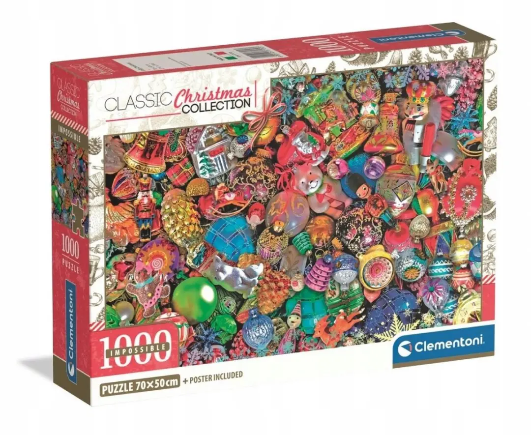 Clementoni Impossible Xmas Jolly Christmas Puzzel 1000 Stukken