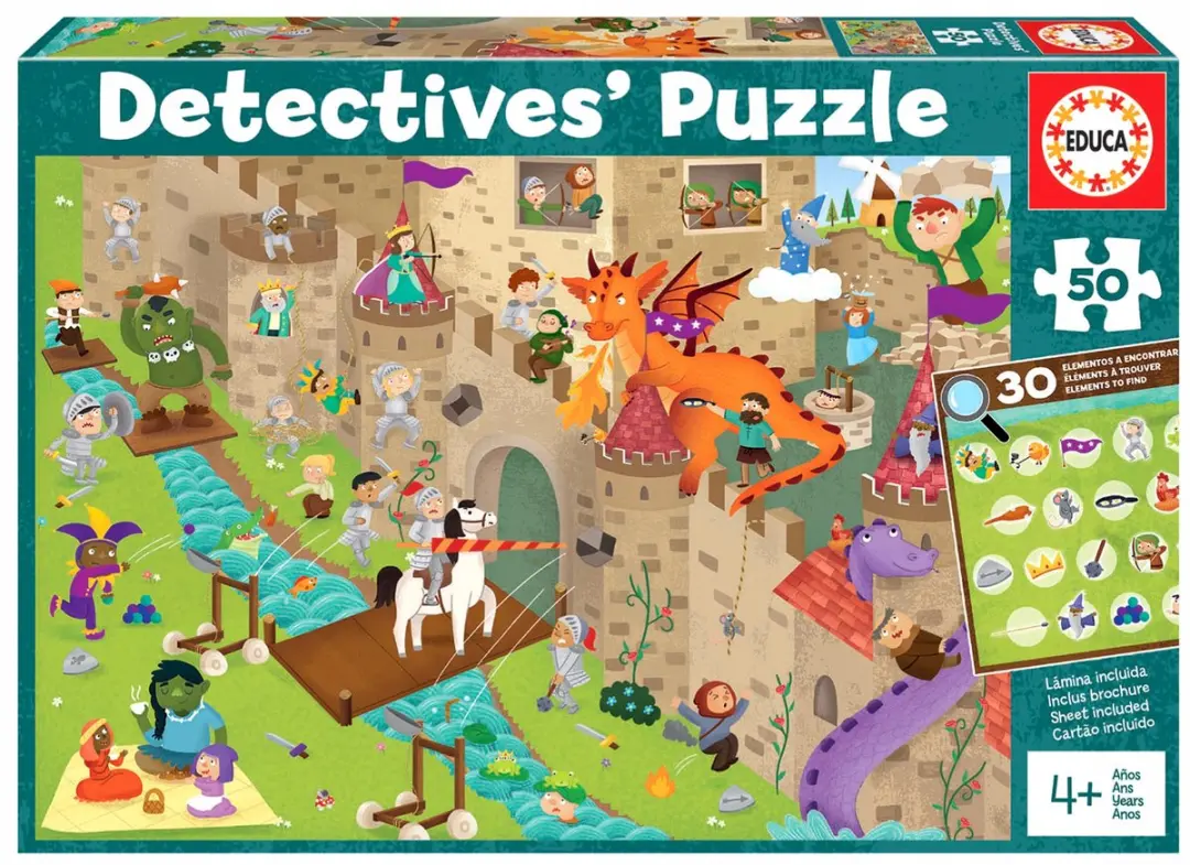 Educa Detective Puzzel 50 Stuk