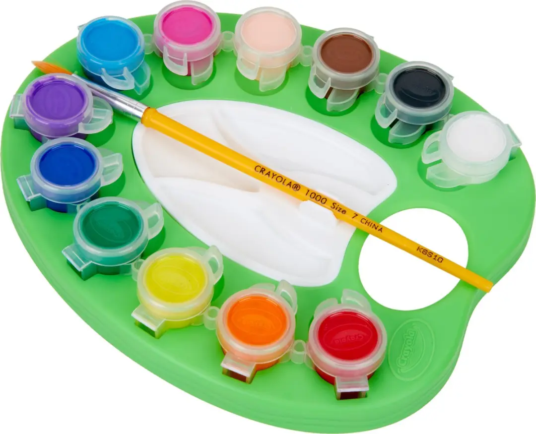 Crayola Afwasbare Schilderspalet 12 Kleuren
