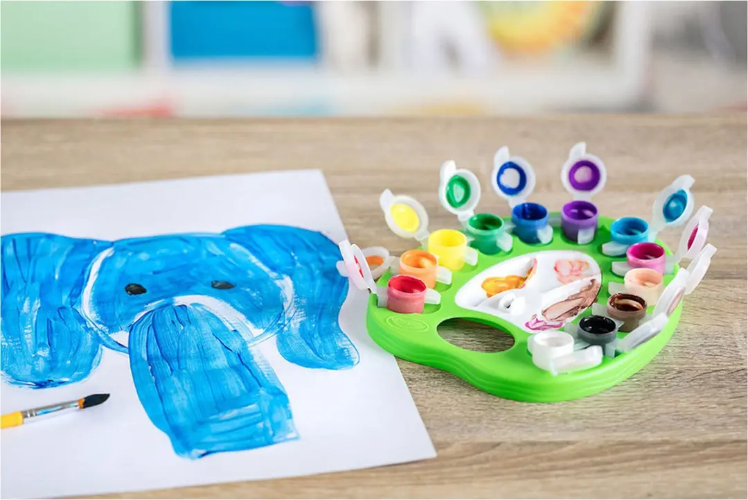 Crayola Afwasbare Schilderspalet 12 Kleuren - Met Penseel