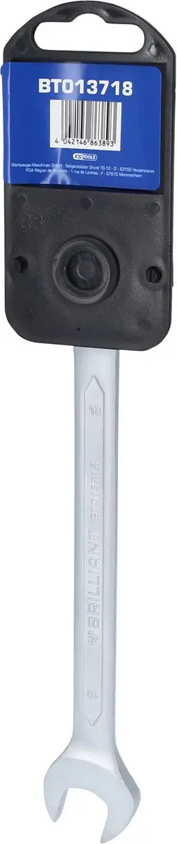 Brilliant Tools BT013718 Ratelringsteeksleutel 18mm - afbeelding 3 van 4