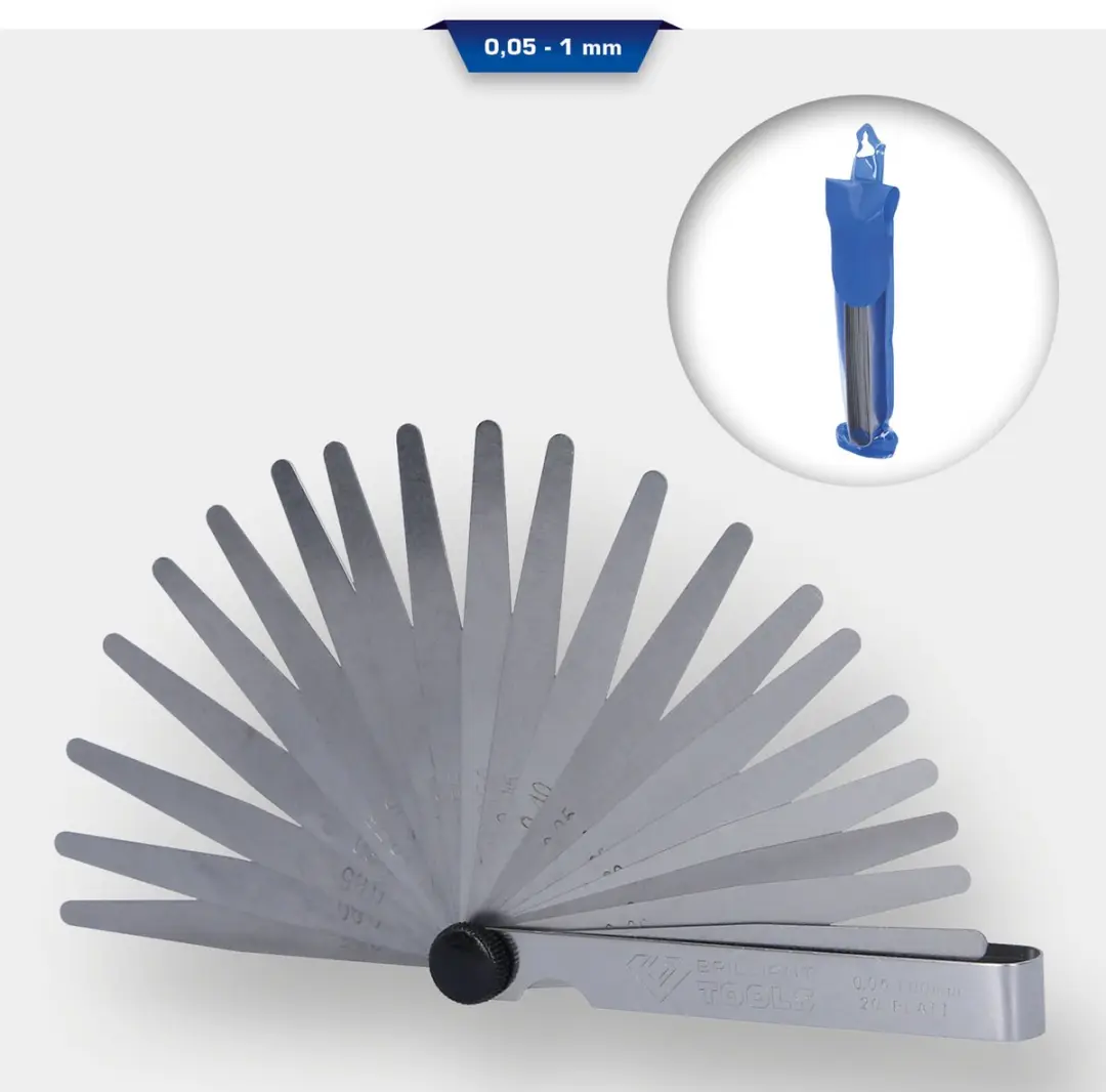 Brilliant Tools BT114901 Precisie Voelermaat 0,05-1mm - afbeelding 3 van 5