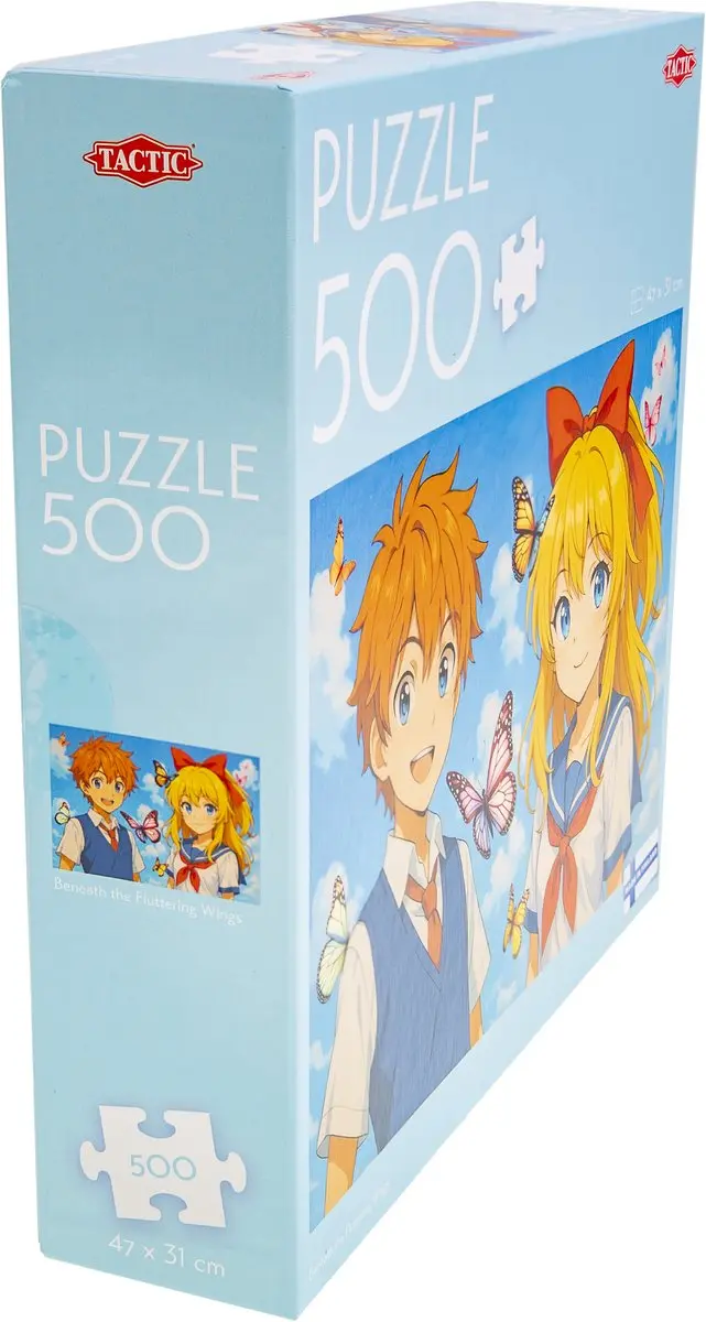 Tactic Anime Puzzel 500 Stukken - Blauw