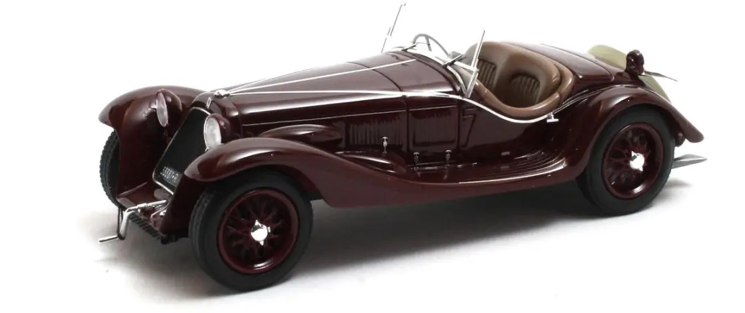 Modelauto Maserati V4 Sport 16 Cilindri Zagato 1929 maroon