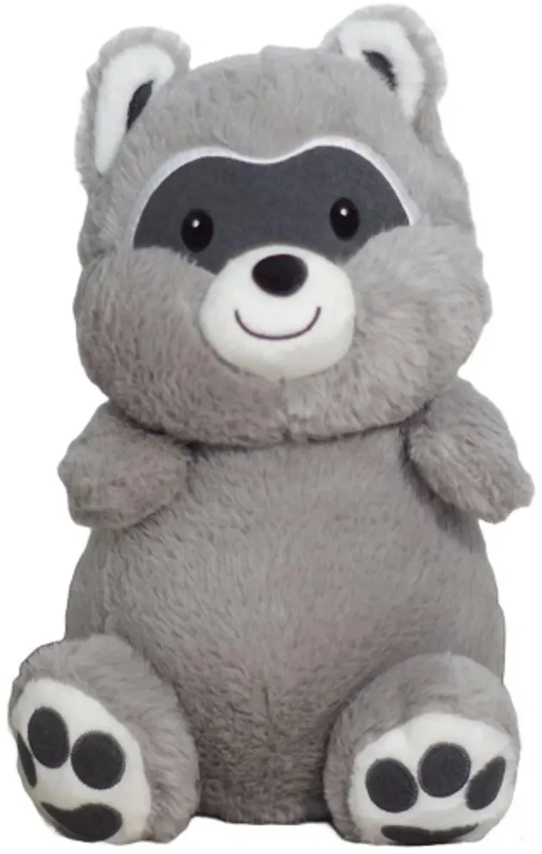 Topknuffels Wasbeer Kawaii Pluche Knuffel 22cm
