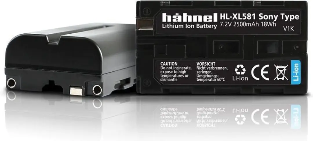 Hahnel HL-XL581 Li-Ion Accu 2000mAh - Sony NP-F530/50/70 - afbeelding 3 van 5