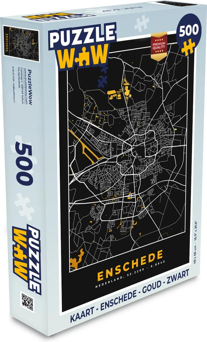 PuzzleWow Enschede Legpuzzel 500 Stuks
