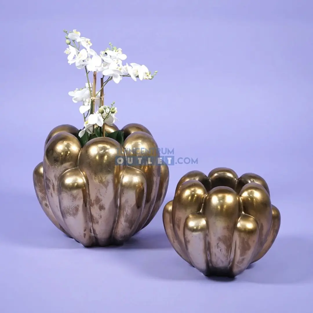 Countryfield Lily Bloempot 25cm - Goud - afbeelding 4 van 6