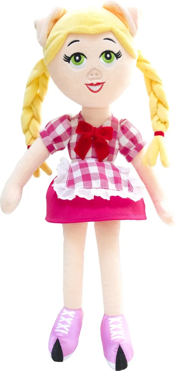 K3 De 3 Biggetjes Knuffel Julia 40cm - Muziekknuffel