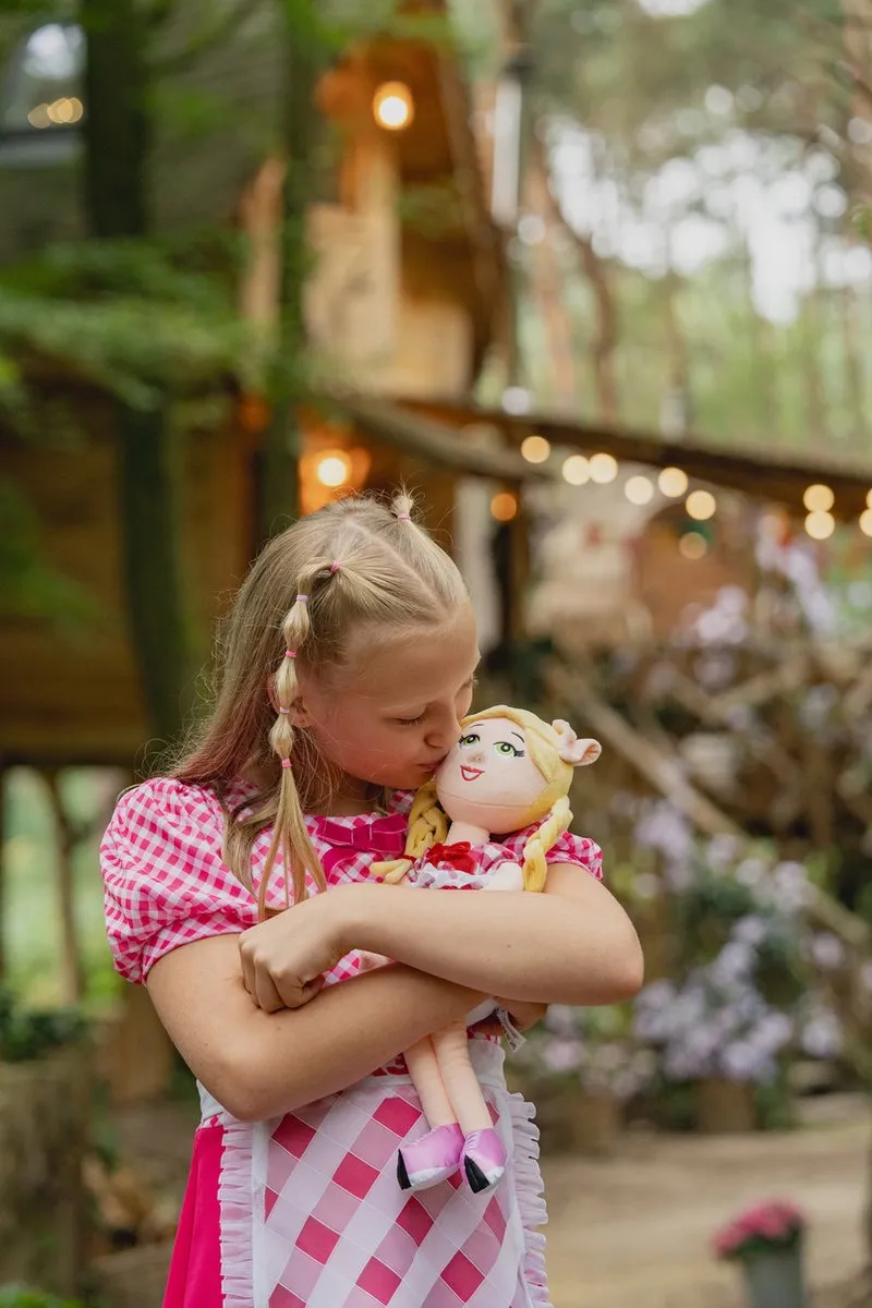 K3 De 3 Biggetjes Knuffel Julia 40cm - Muziekknuffel