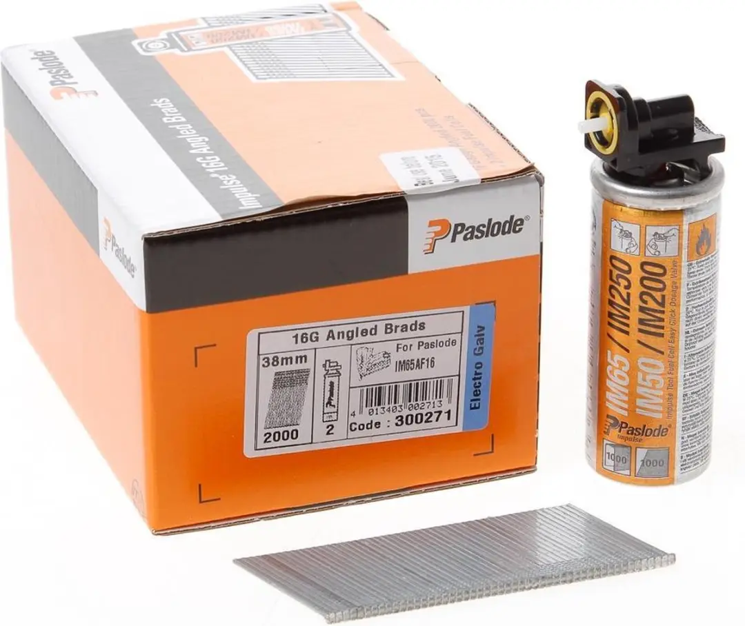 Paslode AF16 Afwerknagels - 2000 Stuks - Zilver