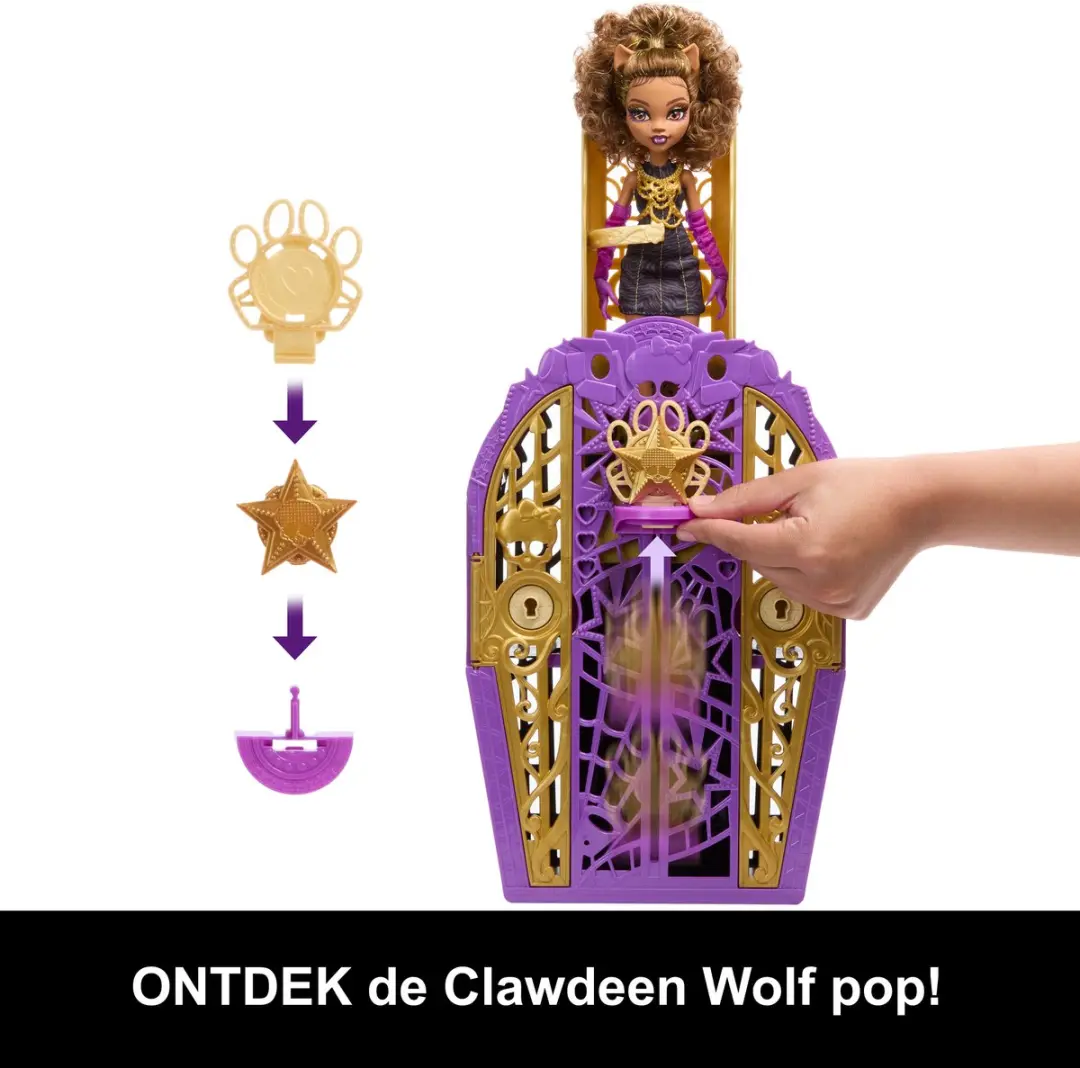 Mattel Monster High Clawdeen Skulltimate Secrets Pop - Clawdeen