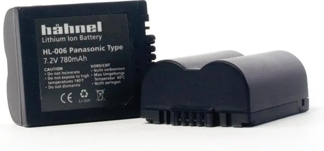 Hähnel HL-006 Accu - Panasonic CGA-S006 820mAh - afbeelding 4 van 6