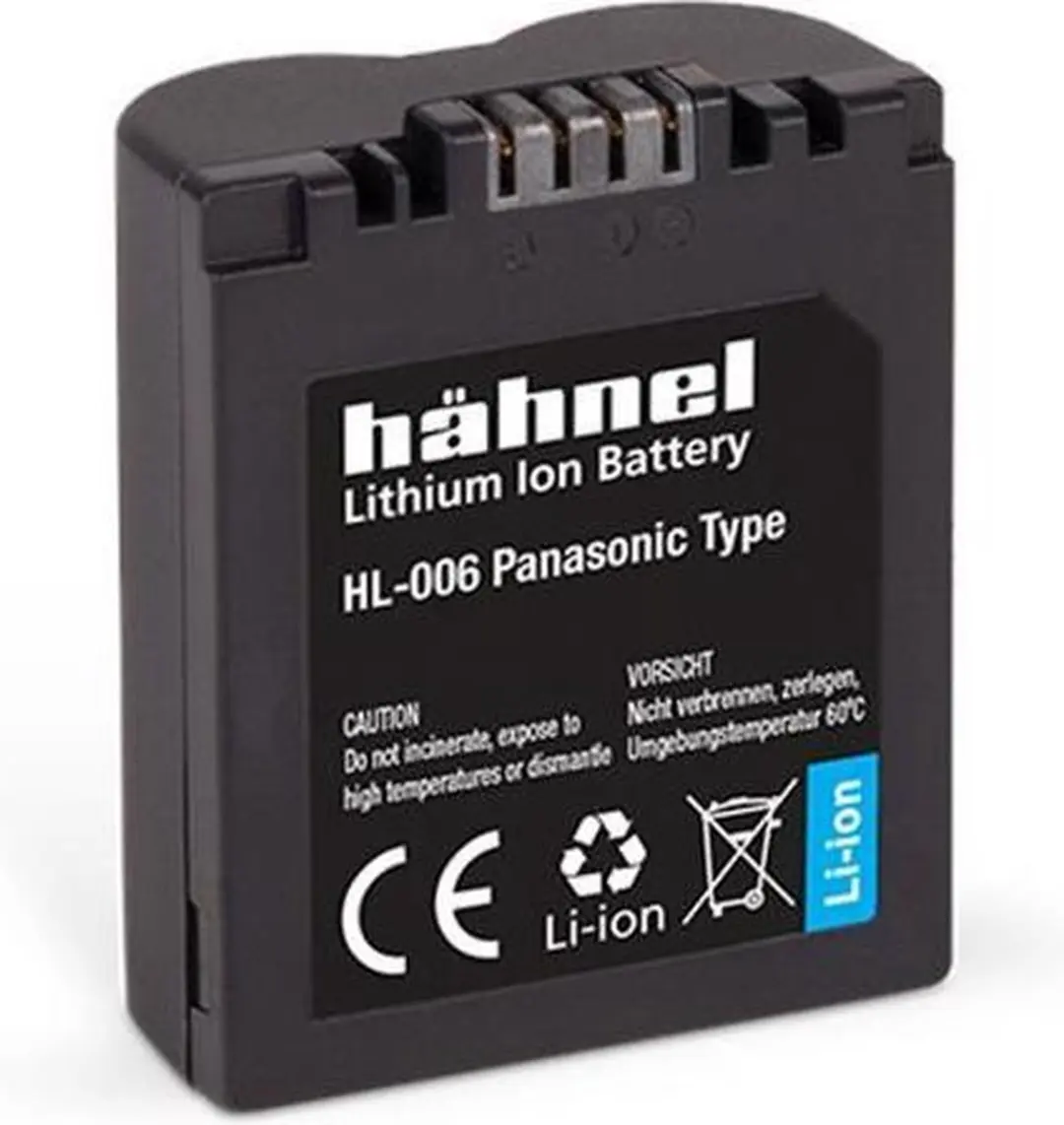Hähnel HL-006 Accu - Panasonic CGA-S006 820mAh - afbeelding 2 van 6