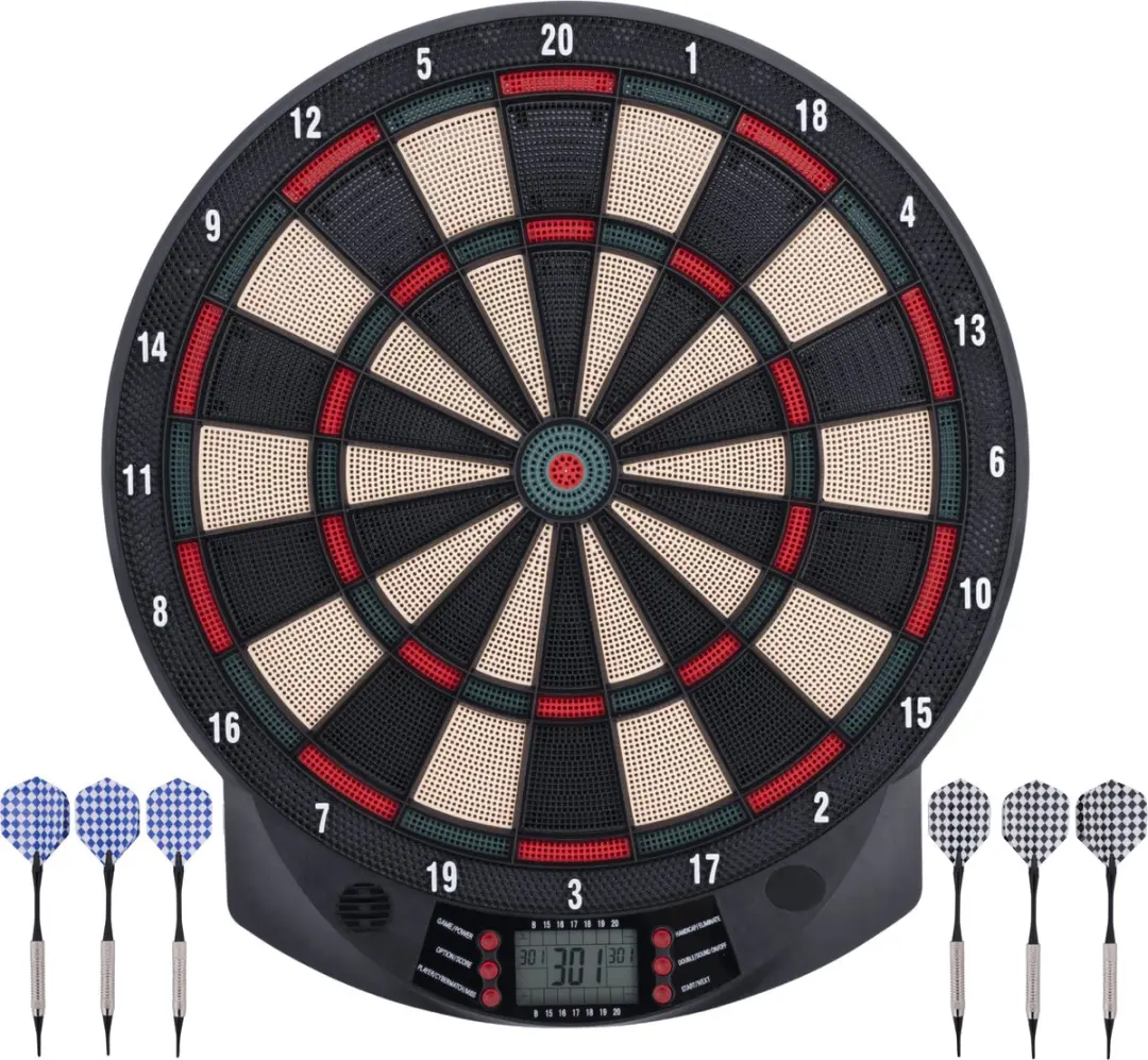 Longfield Darts Elektronisch Dartboard 066010 - LCD Scorebord - 8 Spelers