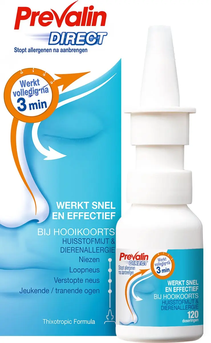 Prevalin Direct Hooikoorts Neusspray 20ml