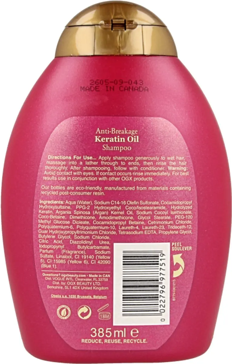 OGX Anti-Breakage Keratine Olie Shampoo 385ml