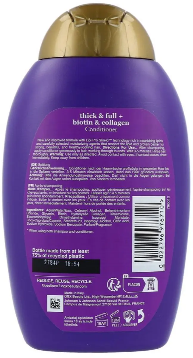 OGX Thick & Full Conditioner Biotin+Collagen 385ml