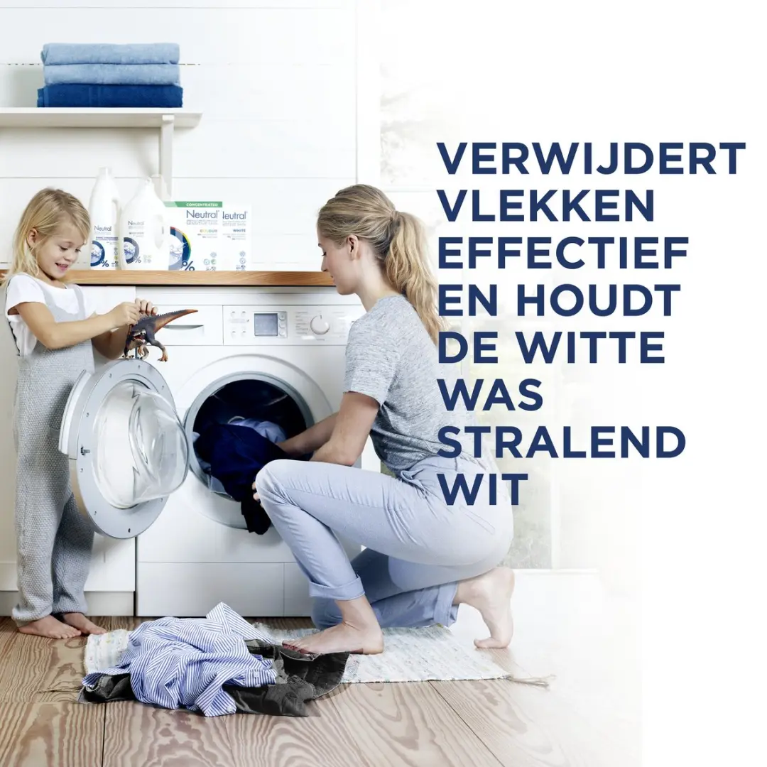 Neutral Vloeibaar Wasmiddel Witte Was 1L - 20 Beurten - afbeelding 4 van 6