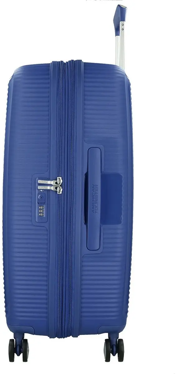 American Tourister Soundbox Spinner 67/24 Koffer - 82L - Blauw - afbeelding 2 van 6