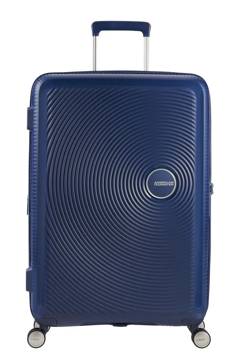 American Tourister Soundbox Spinner 67/24 Koffer - 82L - Blauw - afbeelding 3 van 6