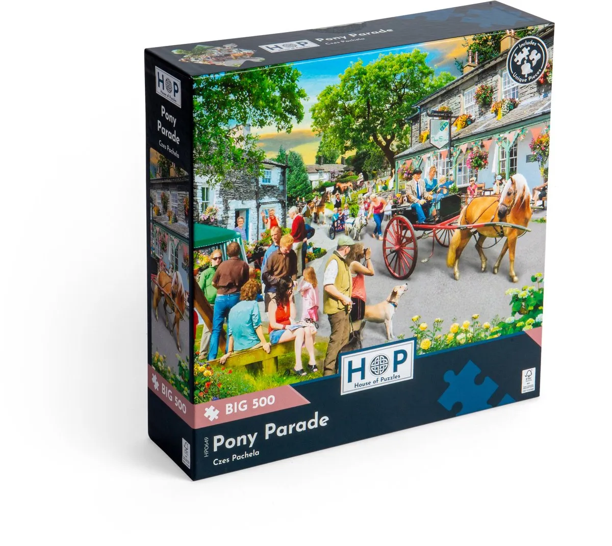 House Of Puzzles Pony Parade Legpuzzel 500 Stuks - HP0649 - Multicolor
