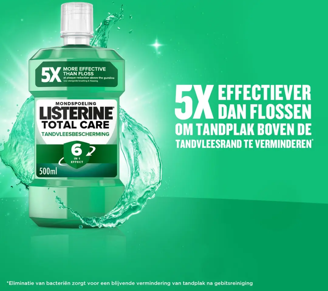 Listerine Total Care Mondwater 500ml