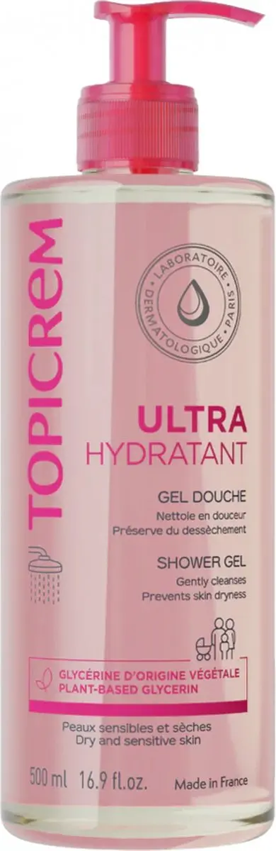 Topicrem Reinigingsgel Lichaam-haar 500ml - 500 Stuks