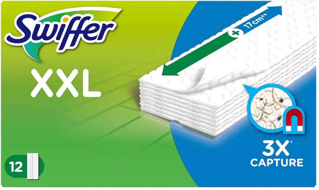 Swiffer Dry Maxi XXL PG753517 - 12 Stuks - Wit - afbeelding 6 van 6