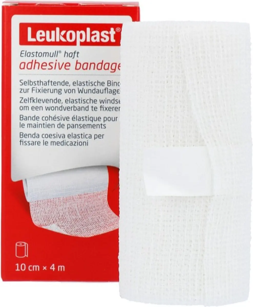 Leukoplast Elastomull Fixatiewindsel 10cm x 4m - Wit