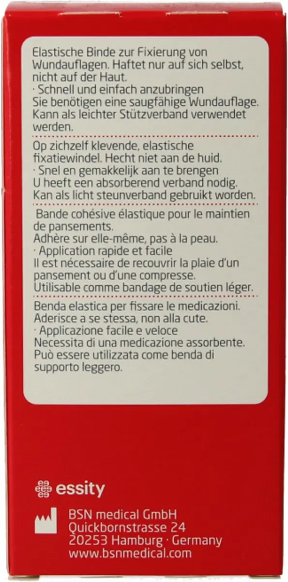 Leukoplast Elastomull Fixatiewindsel 10cm x 4m - Wit
