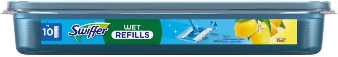 Swiffer Vochtige Vloerdoekjes Citrus Fresh - 10 Stuks - afbeelding 3 van 6