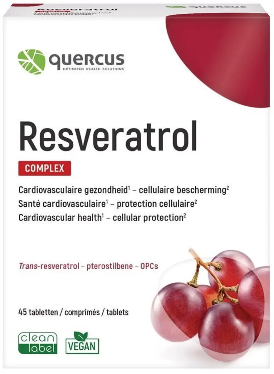 Quercus Resveratrol 45 tabletten