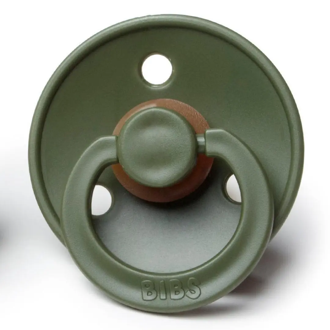 BIBS Colour Pacifier Stage 1 - 2 Stuks - Sage/Hunter Green