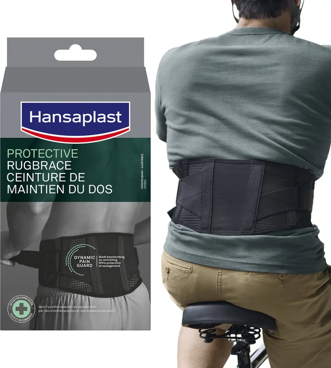 Hansaplast Protective Sport Rugbrace - Zwart - afbeelding 6 van 6