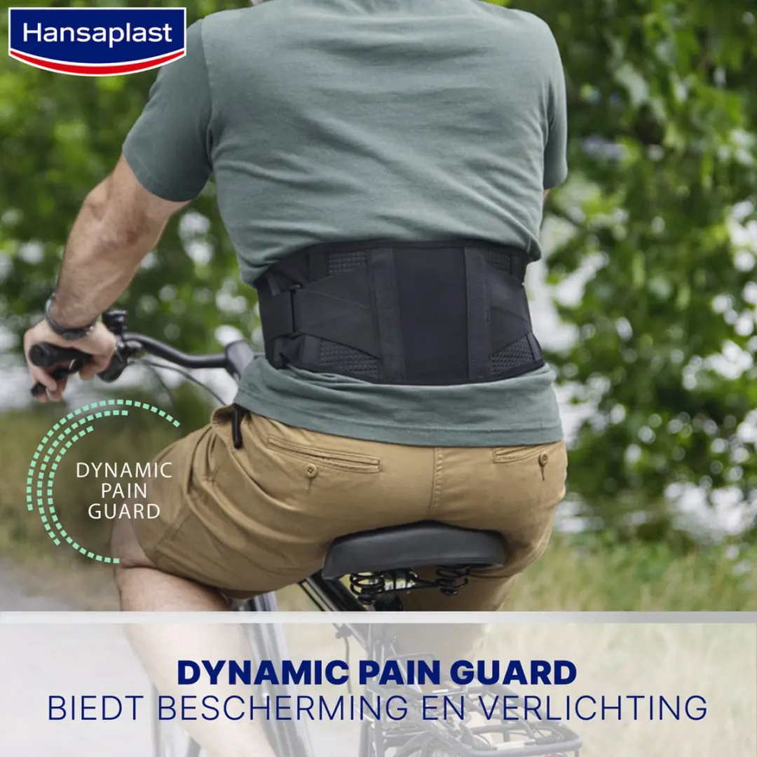 Hansaplast Protective Sport Rugbrace - Zwart - afbeelding 4 van 6