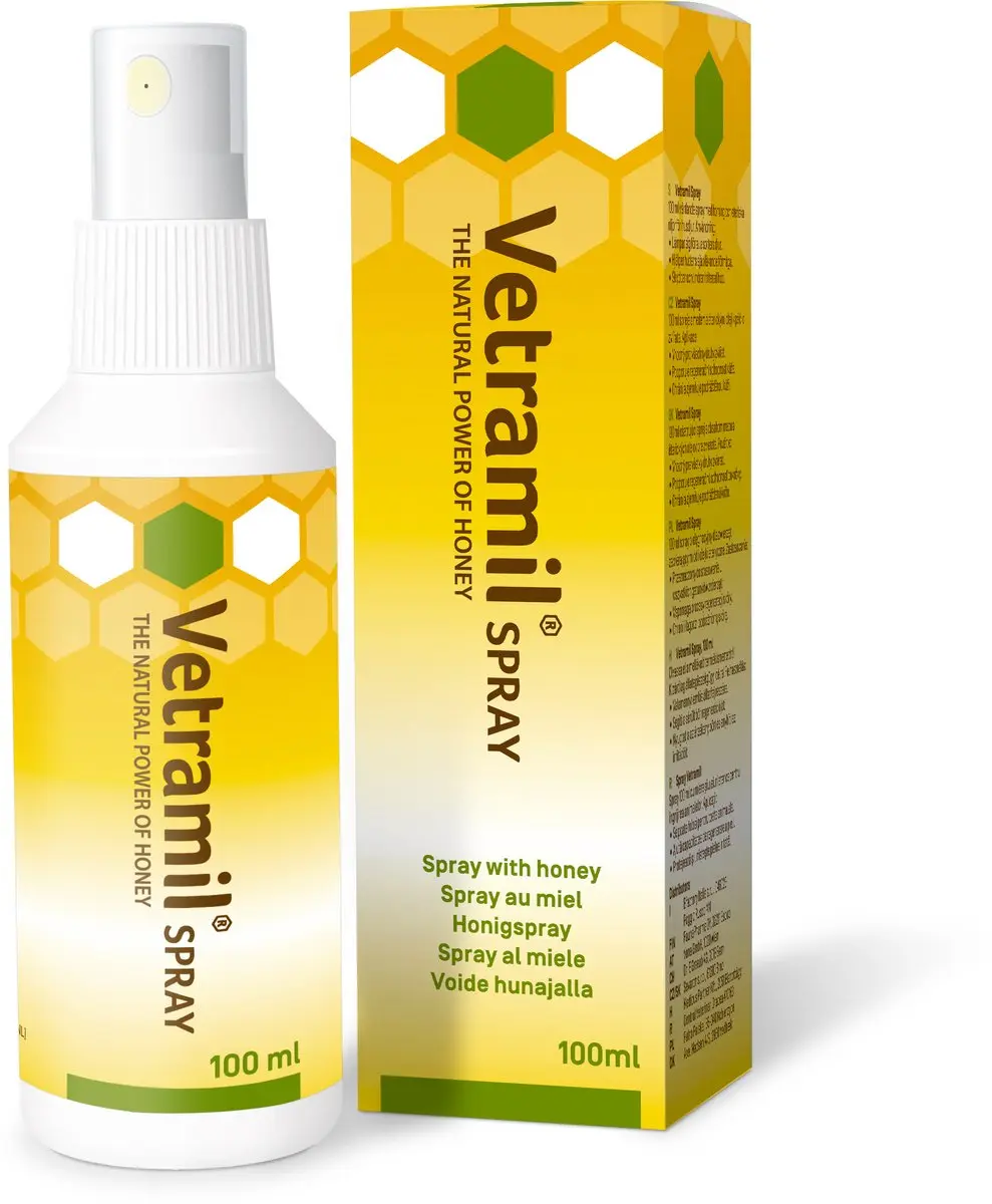 Vetramil Spray 100ml - Geel/Wit