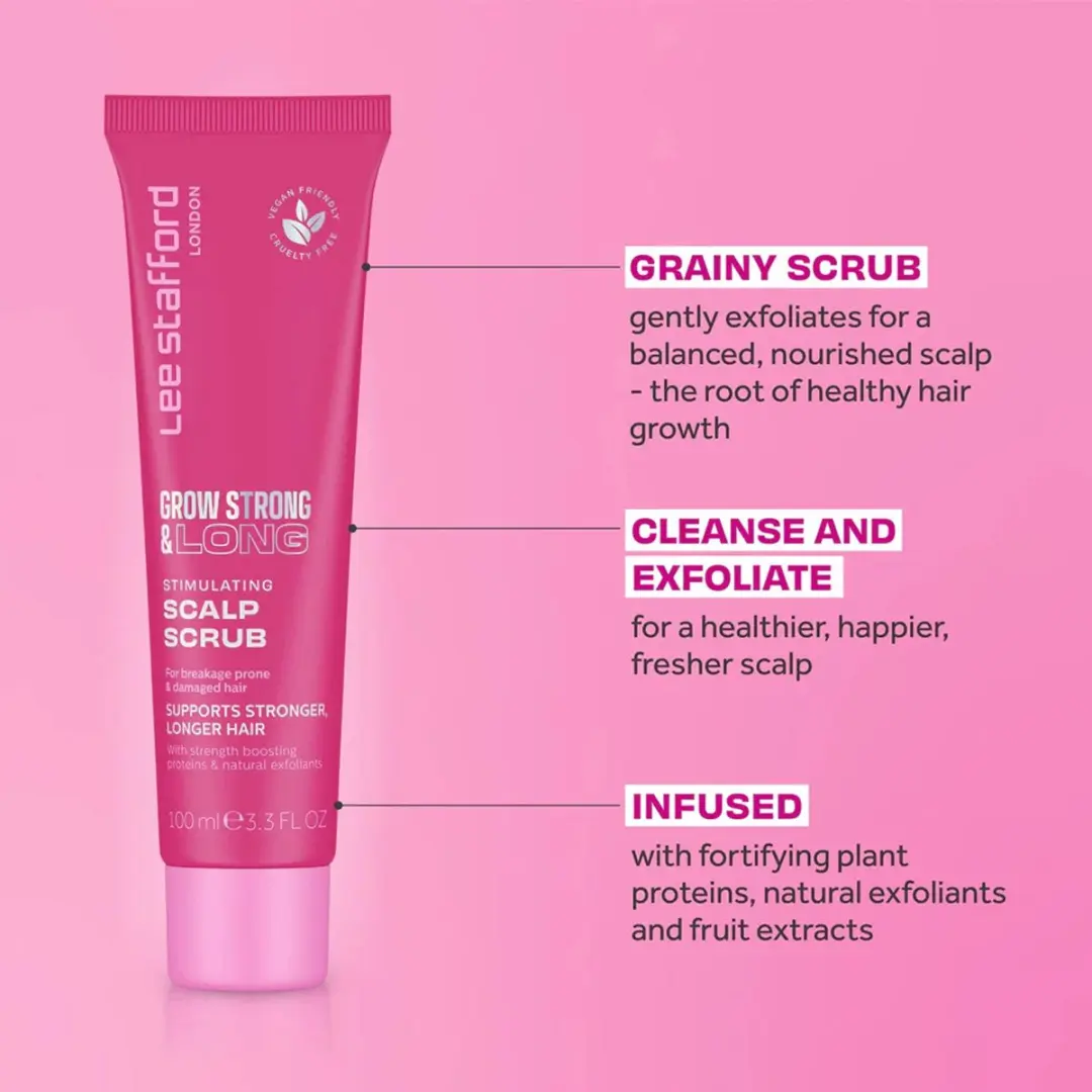 Lee Stafford Grow It Longer Scalp Scrub 100ml