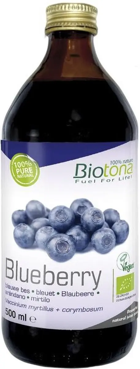 Biotona Supersappen Blueberry Vloeibaar 500ml