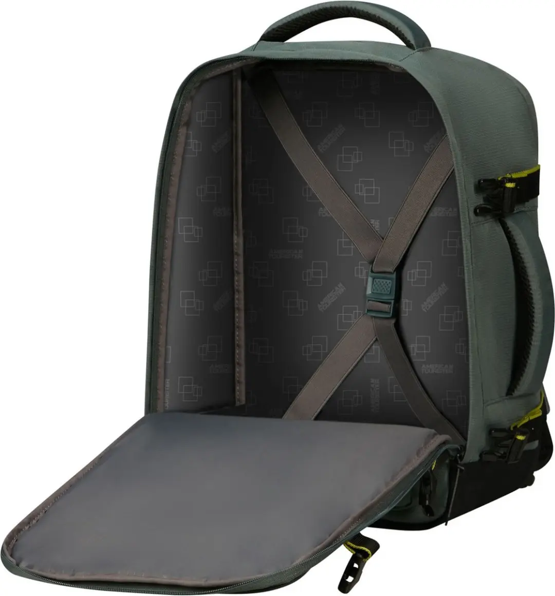 American Tourister Take2Cabin Rugzak 26,5L - 12 inch - Forest - afbeelding 3 van 6