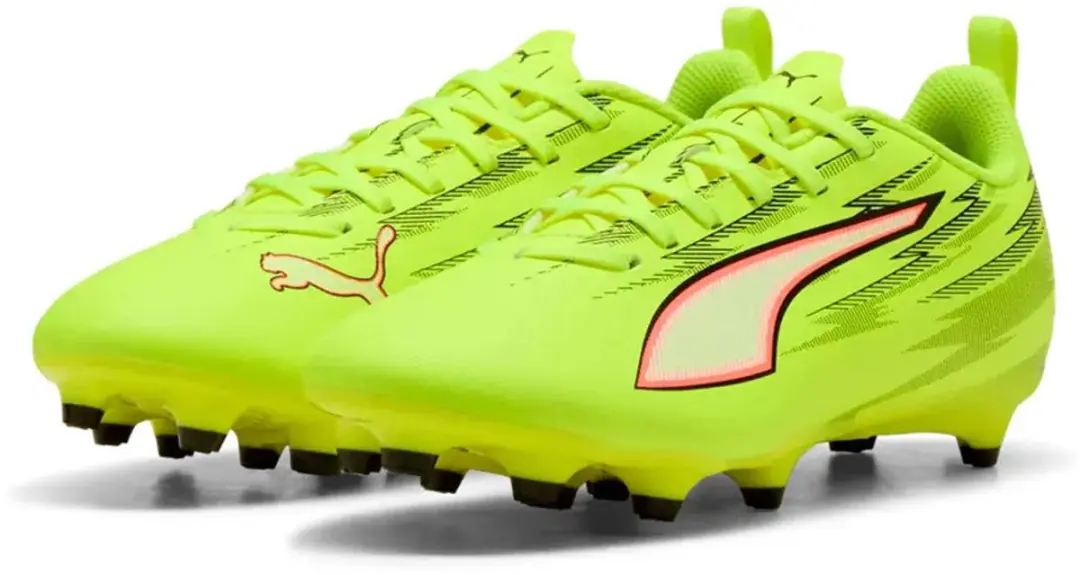PUMA Ultra 6 Play FG/AG Jr Voetbalschoen - Wit - Maat 37