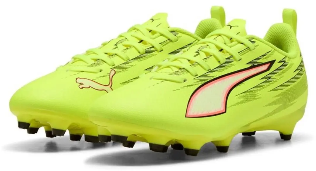PUMA Ultra 6 Play FG/AG Jr Voetbalschoen - Wit - Maat 37
