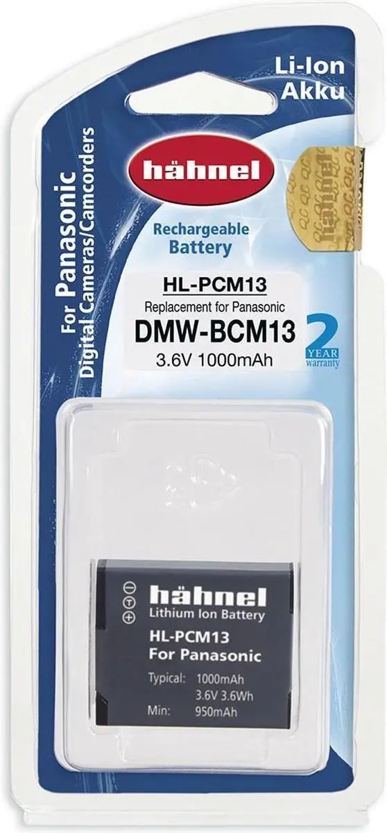 HAHNEL HL-PCM13 Li-Ion Accu 1000mAh