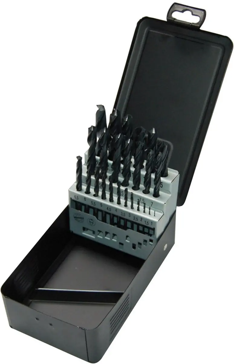 Milwaukee 4932352469 25 Delige HSS-R Metaalboren set in metalen cassette
