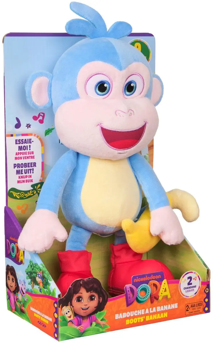 Spin Master Dora Boots Interactieve Knuffel 33cm