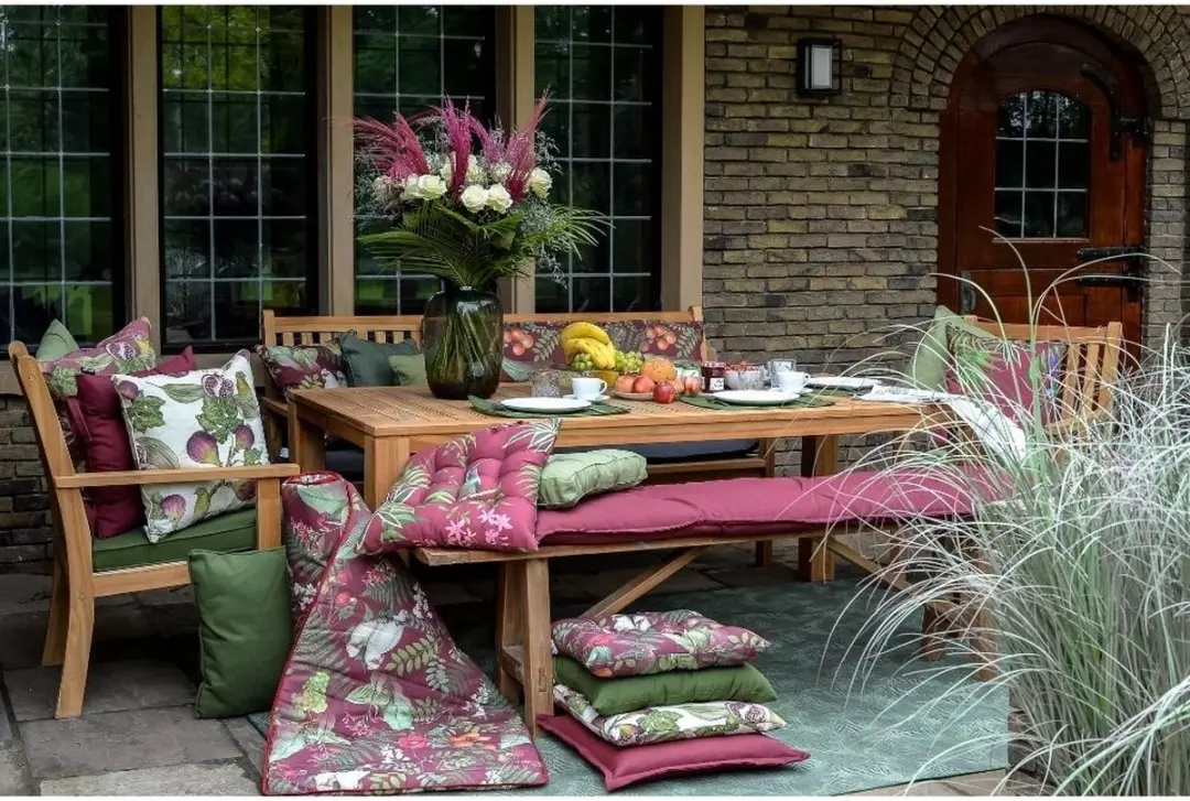 Madison Tuinbankkussen Panama 120x48cm - Taupe - afbeelding 5 van 6