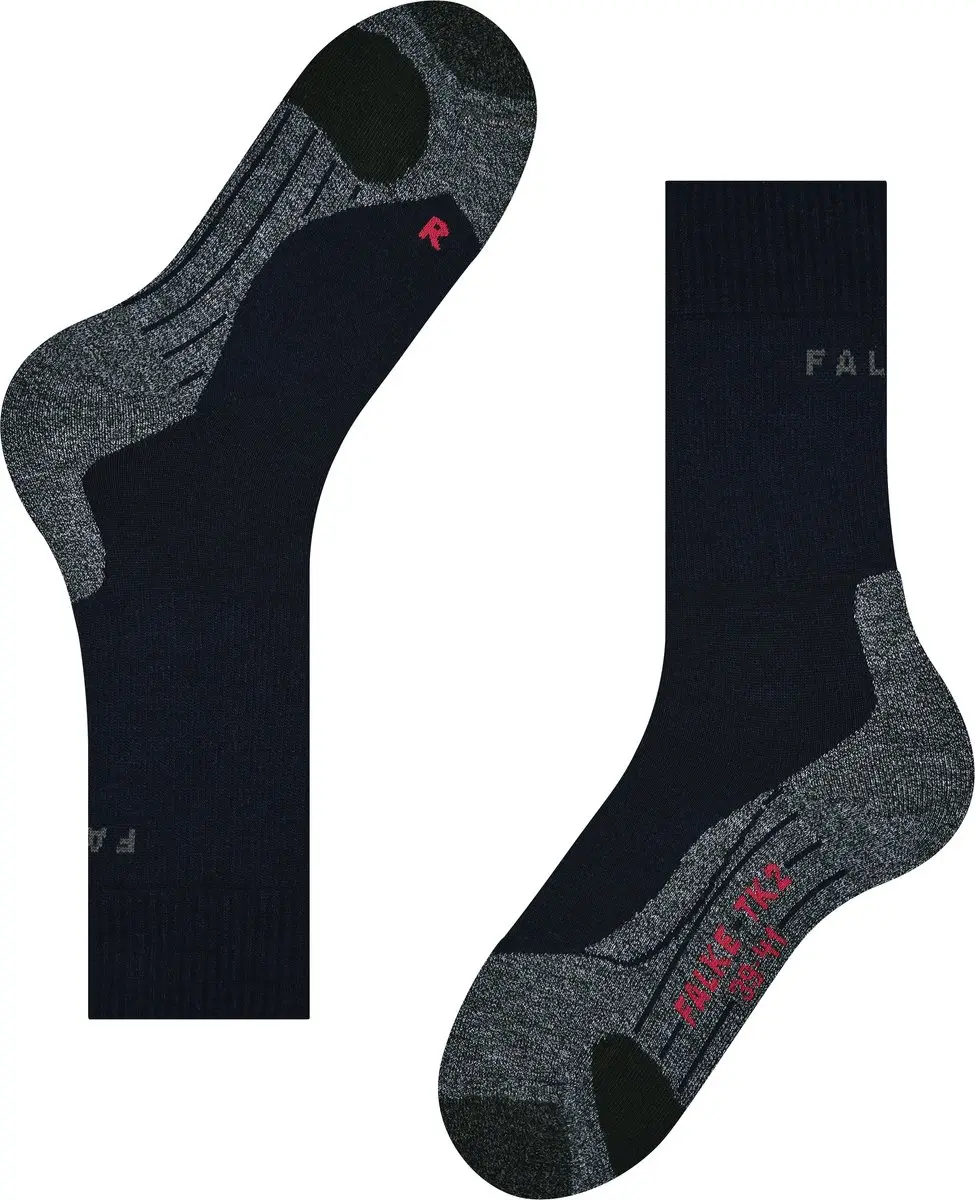 Falke TK2 Wandelsokken Heren - Dik wol - Blauw - 39-41