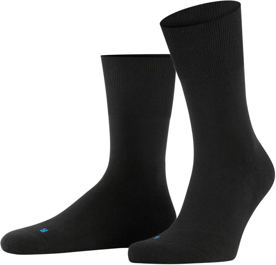 Falke Run Sokken - 44/45 - Zwart